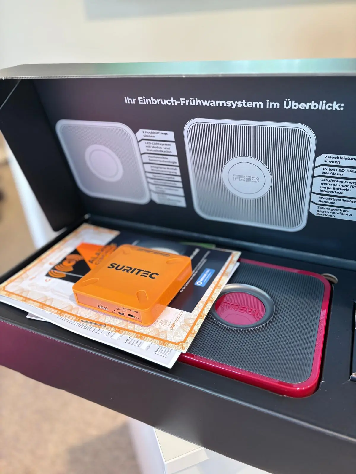 FRED Classic, Kamara, Frühwarnsicherheitssystem Vorarlberg, Suritec Gütesiegel, Hohenems, Alarmanlagen Vorarlberg, Suritec Vorarlberg, Messe Dornbirn