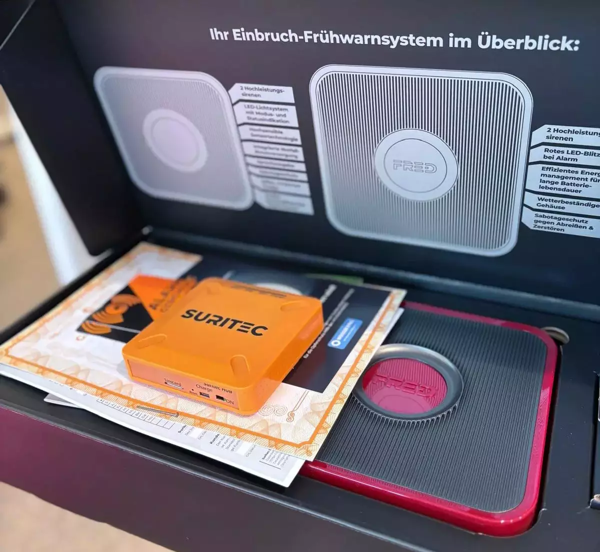 Frühwarnsystem im Überblick, Frühwarnsystem FRED, Suritec, Alarmanlagen Suritec, Alarmanlagen Vorarlberg, Armin Spejra